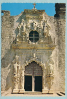 San Antonio - SAN JOSE MISSION - View Of The Famous Mission's Beautiful Doorway - San Antonio