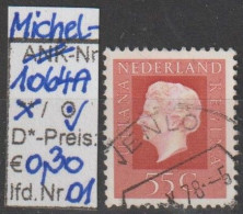 1976 - NIEDERLANDE - FM/DM "Königin Juliana" 55 C Rot - O Gestempelt - S. Scan (1064Ao 01-11 Nl) - Used Stamps