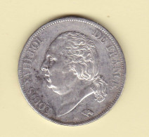 5 FRANCS LOUIS XVIII 1821 A - 5 Francs