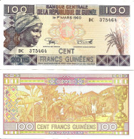 Guinea 100 Francs 2015 P-47A UNC - Guinée