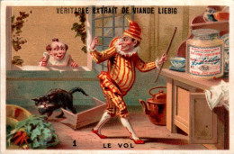 Chromo Liebig Série Française N°137 Le Vol N°3 - 1) Le Vol Flight Vuelo TB.Etat - Liebig