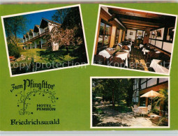 73544589 Rinteln Hotel Pension Zum Pfingsttor Gaststube Terrasse Rinteln - Rinteln