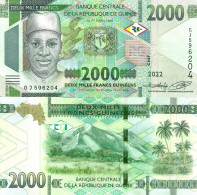 Guinea 2000 Francs 2022 P-48Ab UNC - Guinea