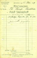 Düsseldorf Gerresheim U. Hochdahl Bei Mettmann 1909 Deko Rechnung " Adolf Steineshoff Kartoffelhandlung " - Lebensmittel