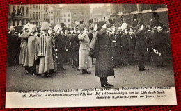 BRUXELLES - Funérailles De Léopold II -   Pendant Le Transport Du Corps à L'église - Familles Royales