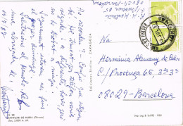 54332. Postal RIBAS De FRESSER (Gerona) 1987. Vista Santuiario De Nuria - Storia Postale