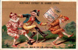 Chromo Liebig Série Française N°137 Le Vol N°3 - 4) La Main De La Justice B.Etat - Liebig