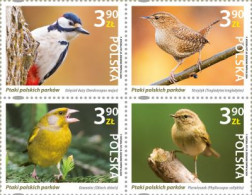 Poland 2024 Birds Of Polish Parks  Full  Of Set MNH** New!!! - Ungebraucht