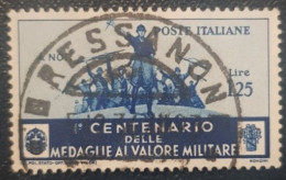 Italy 1.25L Used Postmark Stamp 1934 - Oblitérés