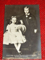 S.A.R. Le Prince Baudouin Et S.A.R. La Princesse Henriette - Familles Royales