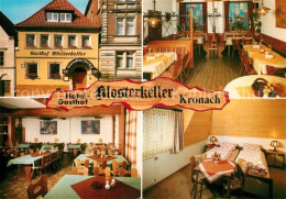73543660 Kronach Oberfranken Hotel Gasthof Klosterkeller Gastraeume Kronach Ober - Kronach