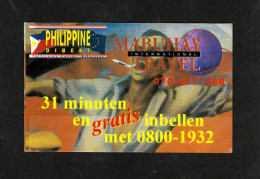 NL, WorldxChange, Mabuhay Travel 25HFL, Exp July2000, Philippine Digest, Airplaine, RRR - GSM-Kaarten, Bijvulling & Vooraf Betaalde