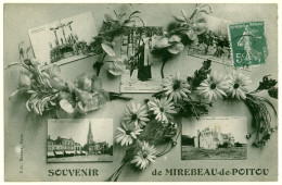 86 - B15445CPA - MIREBEAU EN POITOU - Souvenir - Vues Multiples - Très Bon état - VIENNE - Mirebeau