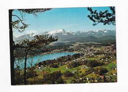 E5555) VELDEN Am WÖRTHERSEE - Blick Von Der Aussicht Auf Die Bucht Mit Mittagskogel - U. Julische Alpen - Velden