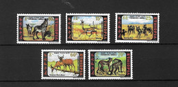 Ethiopia 1980 MNH Endangered Animals Sg 1164/8 - Etiopia