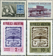 726203 MNH ARGENTINA 1958 CENTENARIO DEL SELLO ARGENTINO Y EXPOSICION FILATELICA INTERAMERICANA - Nuevos