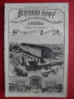 PUB 1884 - Parfums & Matière Première Pour Parfumerie Bertrand 06 Grasse (vue Usine) H Muraour 06 Grasse - Publicités