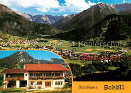 73542857 Hindelang Gaestehaus Schoell Gesamtansicht Mit Alpenpanorama Hindelang - Hindelang