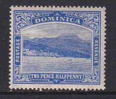 Dominica: 1908/20   Rouseau From The Sea    SG50b    2½d   Bright Blue      MH - Dominique (...-1978)