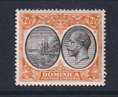 Dominica: 1923/33   KGV    SG77    2½d  Black & Orange-yellow     MH - Dominique (...-1978)