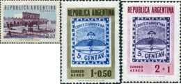 726205 MNH ARGENTINA 1958 CENTENARIO DEL SELLO ARGENTINO Y EXPOSICION FILATELICA INTERAMERICANA - Nuevos