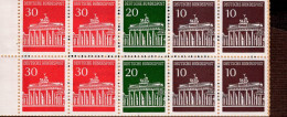 Heftchenblatt Bund 17 Brandenburger Tor (2)  MNH **postfrisch Neuf - 1951-1970