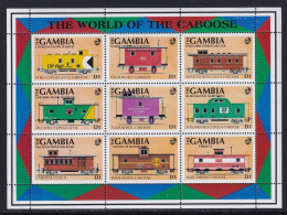 Gambie N°1035/1043 - Trains - Neuf ** Sans Charnière - TB - Gambia (1965-...)