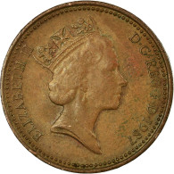 Monnaie, Grande-Bretagne, Elizabeth II, Penny, 1987, TB+, Bronze, KM:935 - 1 Penny & 1 New Penny