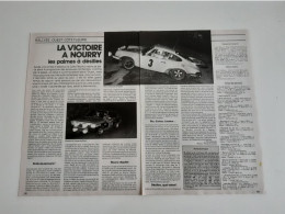 Rallye Ouest Cote Fleurie - Coupure De Presse Automobile - Other & Unclassified