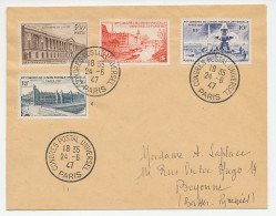 Card / Postmark France 1947 UPU - Postal Congress - UPU (Union Postale Universelle)