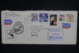 ETATS UNIS - Enveloppe Illustrée ( Lundy) De Boulder Pour Le Costa Rica En 1982, Vignette Au Dos - L 150442 - Storia Postale