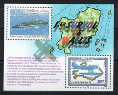 Wallis & Futuna - YV BF 15 N** MNH Luxe , Survol De Wallis - Blocchi & Foglietti