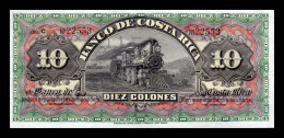 Costa Rica 10 Colones 1901-1908 Pick S174r Sc Unc - Costa Rica