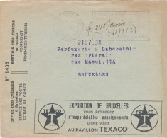 Exposition De Bruxelles Au Pavillon TEXACO - Tarjetas 1934-1951