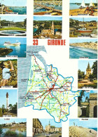 Ref (  18988  )   Gironde 33 - Carte Geografiche