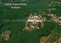 73541870 Augustusburg Fliegeraufnahme Schloss Augustusburg - Augustusburg