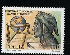 1990 Dante  Michel IT 2153 Stamp Number IT 1815 Yvert Et Tellier IT 1885 Stanley Gibbons IT 2100 Xx MNH - 1981-90: Neufs