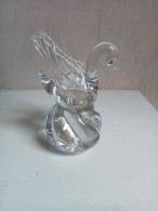 Cygne Presse Papier En Cristal Hauteur 15 Cm - Glas & Kristall