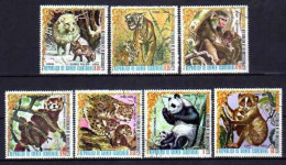 Guinée Equatoriale 1976 Animaux Sauvages (10) Yvert N° 90 Et PA 74 Oblitéré Used - Equatorial Guinea