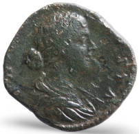 LaZooRo: Roman Empire - AE Sestertius Of Faustina Minor (145 - 161 - 175 AD), Fecunditas - La Dinastía Antonina (96 / 192)