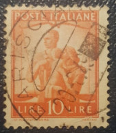 Italy 10L Used Postmark Stamp Barisciano Cancel - Oblitérés