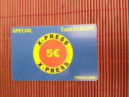 Prepaidcard Belgium X-Press Used Rare - GSM-Kaarten, Herlaadbaar & Voorafbetaald