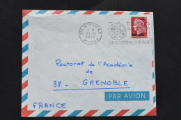 Réunion - CFA Marianne De Cheffer N° 385 Sur Lettre De Saint Denis Du 21 Octobre 1970 - Empreinte Secap - Lettres & Documents