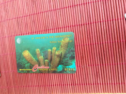 Phonecard 101CSVA Used Rare - St. Vincent & The Grenadines