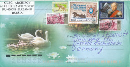 Russia Cover Sent To Germany 25-9-2008 Topic Stamps - Brieven En Documenten