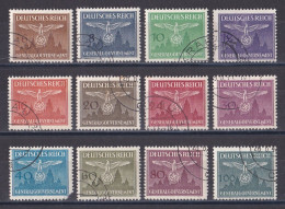 Pologne - 1939 - 1944 - 2ème Guerre Mondiale - Gouvernement Général Y&T  Service  N°  25  A  36  Oblitérés - Algemene Overheid