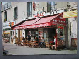CP 93 Seine Saint Denis ROMAINVILLE  - Le Café Tabac P.M.U. " Le Brazza "  épicerie COOP  La Place Des 3 Communes 1970 - Romainville