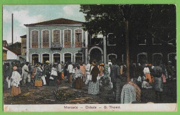 S. Tomé Mercado Feira Costumes Portugueses História Postal Filatelia Stamps Timbres Ceres Philately Principe Portugal - Sao Tomé E Principe