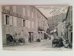 Cpa 07 Largentiere Faubourg Sigaliere - Largentiere