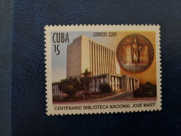 CUBA  NEUF   2001   BIBLIOTECA  JOSE  MARTI  //  PARFAIT  ETAT  //  1er  CHOIX // - Nuovi